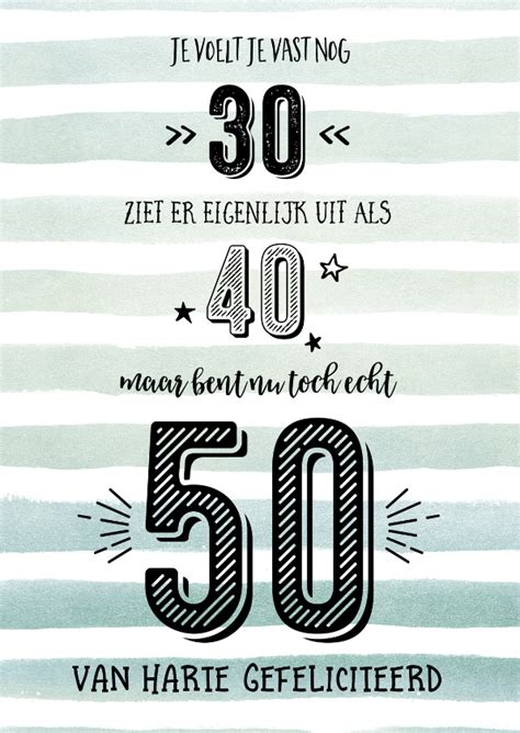 man 50 jaar tekst|50 Jaar